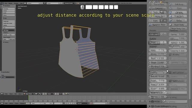 Cloth Sewing in Blender смотреть онлайн