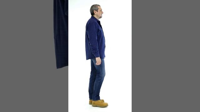 LM-20118 Теплая мужская рубашка , кашемир , Oversize смотреть онлайн