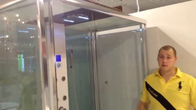Видеообзор душевой кабины с турецкой баней Appollo A 8032B 8032II смотреть онлайн