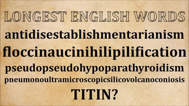 The Longest English Word смотреть онлайн