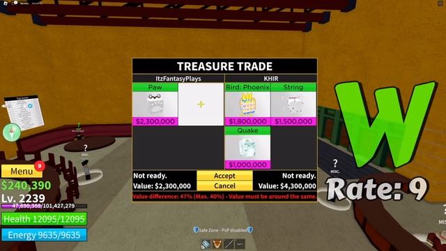 What People Trade For Paw Fruit? Trading Paw in Blox Fruits смотреть онлайн