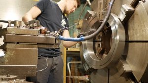 ТОКАРНЫЙ СТАНОК ДИП 500 на практике ? Динамичная работа на примере кольца обтюратора / ОНИКС