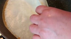 Блинчики на муке и крахмале  Очень тонкие и нежные