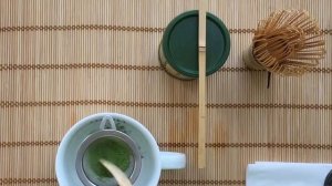 Чай МАТЧА (маття) с молоком, способ #1. Matcha tea with milk (matcha latte), option #1 (easy way)