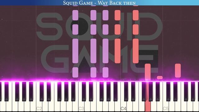 Squid Game - Way Back then | Piano Tutorial смотреть онлайн