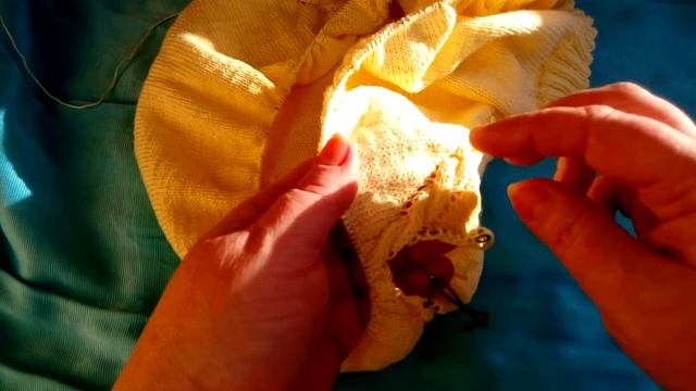 Летний джемпер или туника "Желтая нежность" Часть 2 / Продвижения / рукава отделены смотреть онлайн