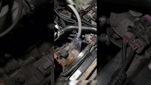 Промывка радиатора печки салона Чери Амулет без снятия и замены) 1 часть