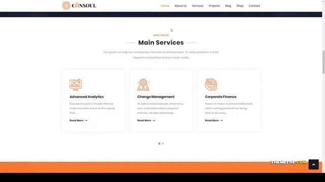 Consoul - Consulting Business WordPress Theme responsive coaching Michiru смотреть онлайн
