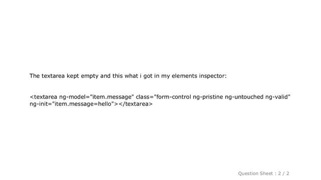 HTML : Angular: how to initialize textarea with default value смотреть онлайн