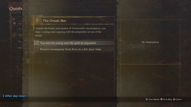 Receive recompense from Sven in a few days time Dragons Dogma 2 смотреть онлайн
