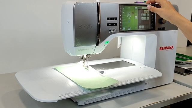 BERNINA 735 - швейно-вышиальная машина. смотреть онлайн