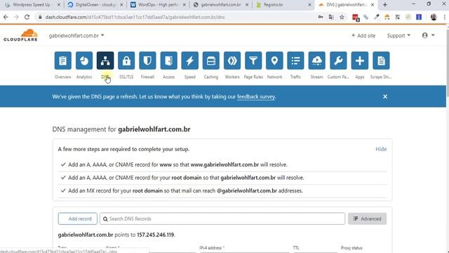 Aula 03 - Configuração de DNS CloudFlare para Wordpress e Mautic смотреть онлайн