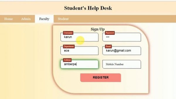 Student Help Desk Python Using Python Flask Mysql