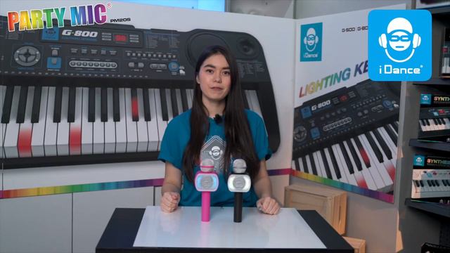 iDance PARTY MIC PM20S, Bluetooth Speaker, Karaoke, Disco Lighting, Voice Changer, Microphone смотреть онлайн