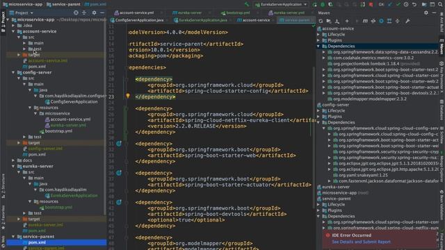 Ders 10 - Java SpringCloud Microservice, Config server ve Eureka Server Entegrasyonu смотреть онлайн