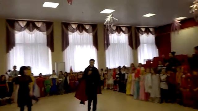 новогодний утренник Дамели в Актау в 1д классе гимназии #4 смотреть онлайн