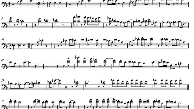 Roy Williams 'Sweet Georgia Brown' Trombone Solo Transcription смотреть онлайн