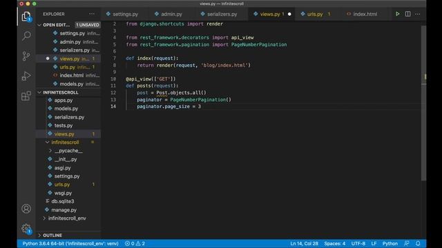 Django Infinite Scroll - Vue and Django Rest Framework tutorial смотреть онлайн