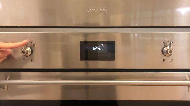How to adjust the time in SMEG Dialed Oven смотреть онлайн
