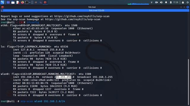 Arp-Scan Tool Kali Linux - Identificare Mac Address host remoti смотреть онлайн