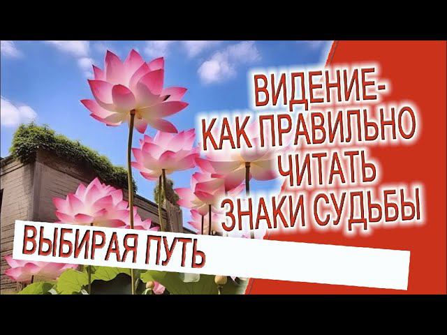 Видение - Как правильно читать знаки судьбы! смотреть онлайн