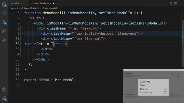 NEXT.JS | React ile server-side website | 16. Menu Modal смотреть онлайн