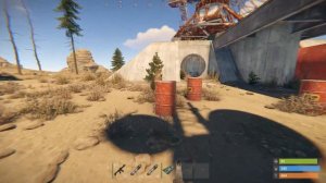 Rust - Спутниковая тарелка (получаем синюю карту ) HDRP, Lutaing the satellite dish