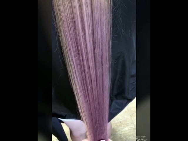 Скрытое окрашивание в фиолетовых тонах смотреть онлайн