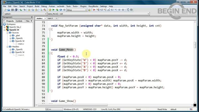 OpenGL - Урок 54 - Шейдер для 2D карты. Перемещение по карте. Приближение и отдаление. смотреть онлайн
