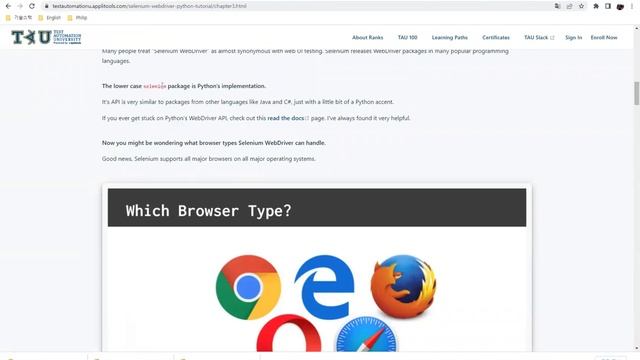 파이썬으로 Web UI 테스트 (Selenium WebDriver with Python) Chapter 1 ~ 3 смотреть онлайн