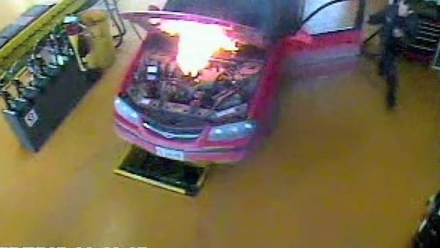 Chevy Impala explodes after an oil change смотреть онлайн