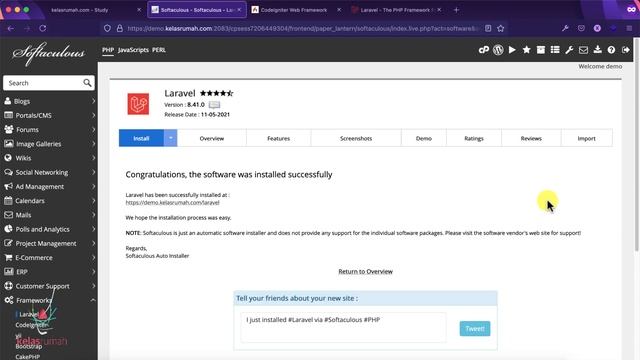 Menginstall "#Framework PHP" di Cpanel Kurang dari 10 Menit - #kelasrumah смотреть онлайн