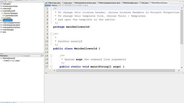Java - Lesson #2 - Programming Skeleton, Hello World, Name in Box and Hexagon смотреть онлайн