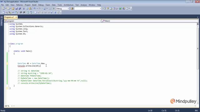 023 Datetime class - C# LANGUAGE TUTORIALS IN HINDI смотреть онлайн