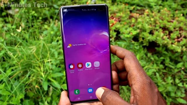 How to take palm swipe method of taking screenshot in Samsung Galaxy S10 Plus смотреть онлайн