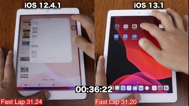 iOS 13.1 vs iOS 12.4.1 speed test on ipad pro | iSuperTech смотреть онлайн