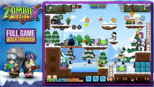Zombie Mission X ★ Walkthrough ★ - [TwoPlayerGames] смотреть онлайн