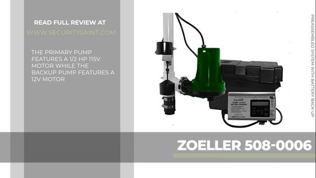 ✅ Zoeller 508-0006 Aquanot 508 Review - Preassembled Sump Pump System with Battery Back-Up смотреть онлайн