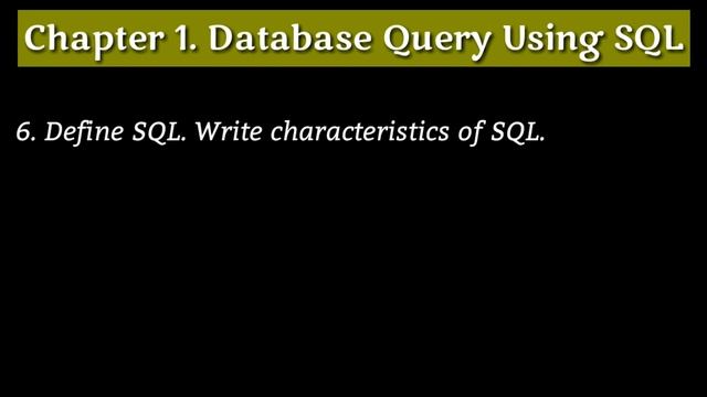 1. Database Query Using SQL | Unit 1 | Important Questions | Class 12 Informatics Practices | MPBSE смотреть онлайн