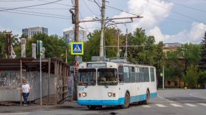«Звуки троллейбуса» ЗиУ-682Г[Г00], номер 512 город Екатеринбург.