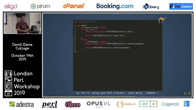 Lance Wicks - Perl 6, losing your Perl 5 accent смотреть онлайн