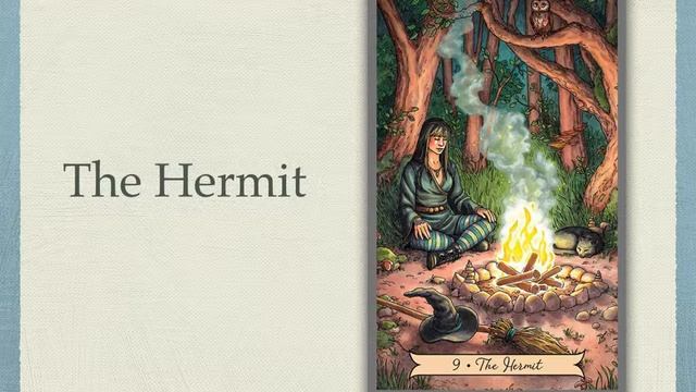 COTD: The Hermit ~ Everyday Witch Tarot by: Deborah Blake and Elisabeth Alba смотреть онлайн