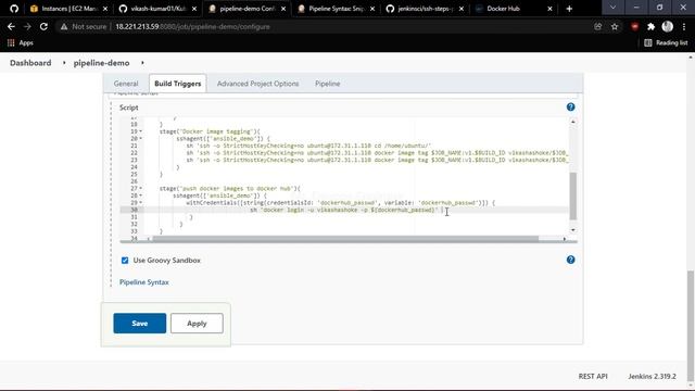 Complete Declarative CI/CD Pipelines in Jenkins Project | Push Images to DockerHub | -06 смотреть онлайн