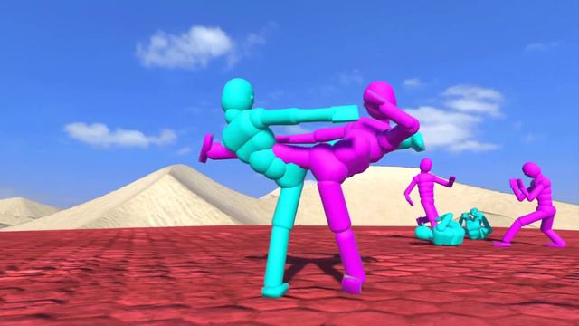 Super Archer NPC Fights the Smart AI! (with Active Ragdoll Physics) смотреть онлайн