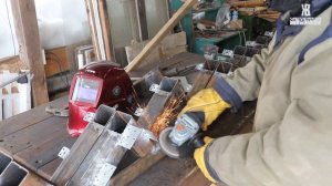 Лестница на второй этаж  своими руками. Лестница из профильной трубы. ЖКВ Саморучка