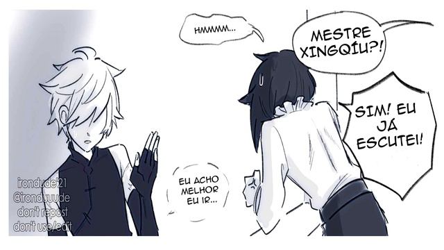 (YAOI) GENSHIN IMPACT: O CONVITE!! | Chongyun X Xingqiu | ComicDub