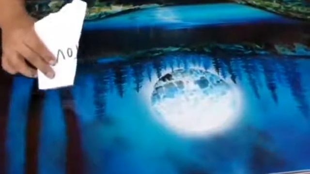 Волк и луна. Очень красивая картинка смотреть онлайн