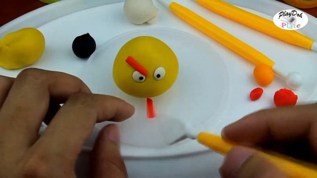 Angry Birds Play Doh - How to Make Chuck (Yellow Bird) With Play Doh Episode 8 смотреть онлайн