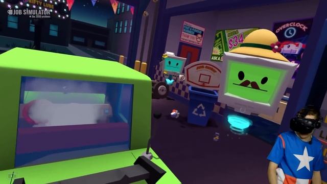 Summoning SKY TENTACLES Destroying JOB BOT (Job Simulator Funny Gameplay) смотреть онлайн