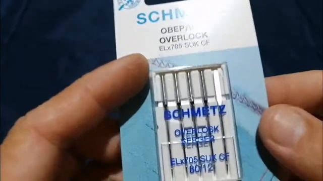 Иглы оверлок Schmetz ELx705 SUK CF № 80, уп.5 игл смотреть онлайн